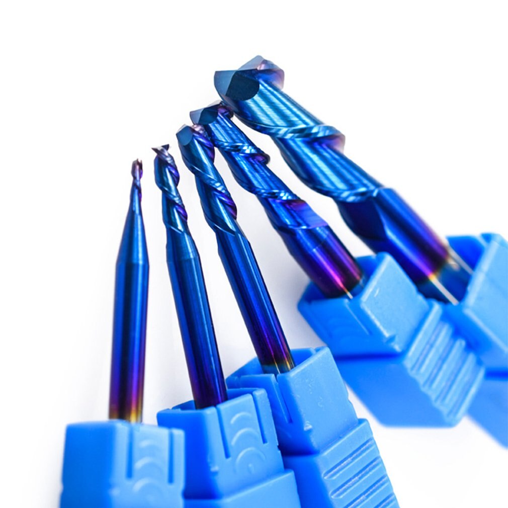 Multistandard Fraise Bleu Nano-Enduit à Base Plate Fraise Multi-fonction Haute Vitesse Fraise En Acier
