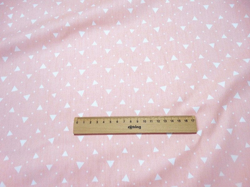 Tissu imprimé coton Jurassic | Mignon motif de dinosaure, tissu sergé pour enfants, de mètre: Rose / 100x160cm