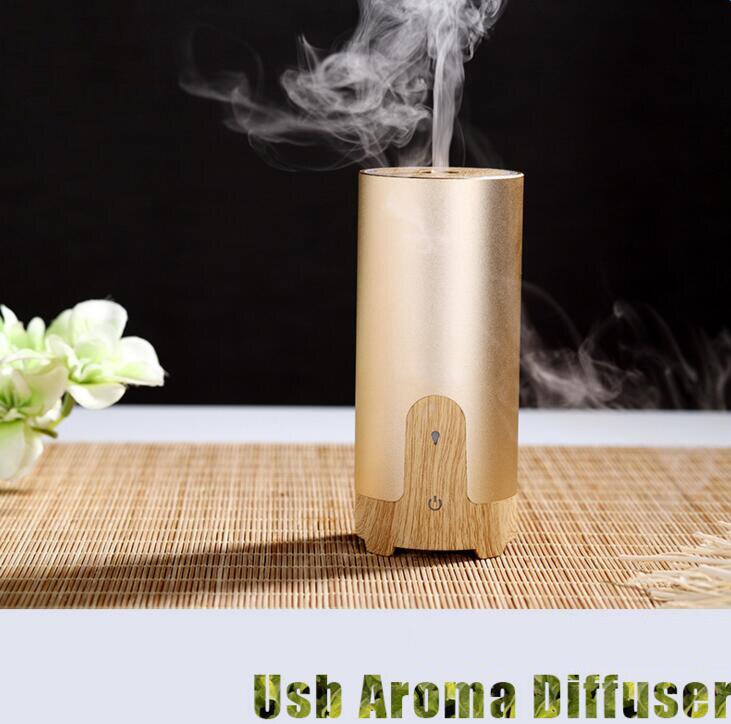 Mini Air Humidifier Wood Grain Diffuser Ultrasonic Air Mist Aromatherapy Purifier USB Vehicle Purification Office Home Tools