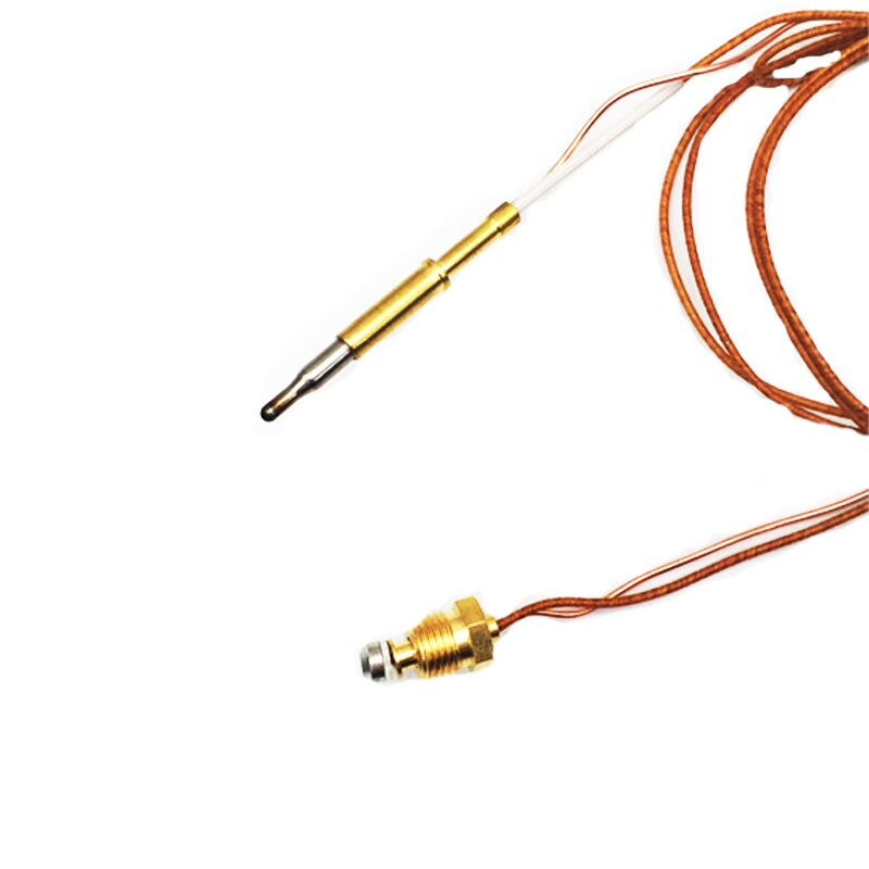 Un impostato M10x1 Friggitrice A gas pianoforte di Cottura Versato Terminali Filo della Termocoppia con Sensore di Temperatura con 6.3 millimetri Piatto