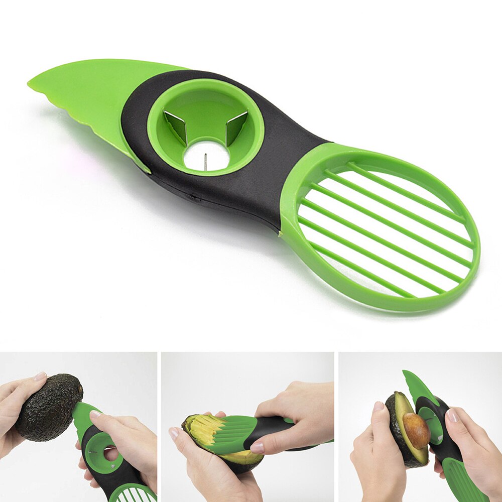 Wielofunkcyjny awokado nóż Skórka separator papkowaty kuchnia warzywa narzędzie krajalnica awokado 3 w 1 nóż robić cięcia awokado trwałe