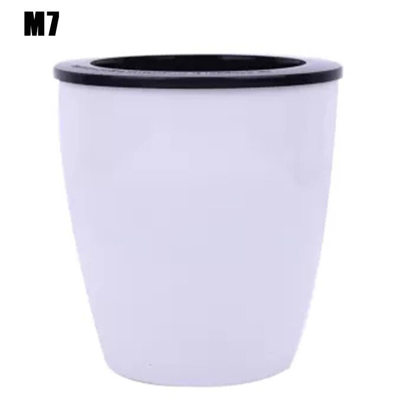 Resin Flower Pots Automatic Self Watering for Office Garden Supply Plants Basket Home Decorative Planter TB: M7 17x12x19cm