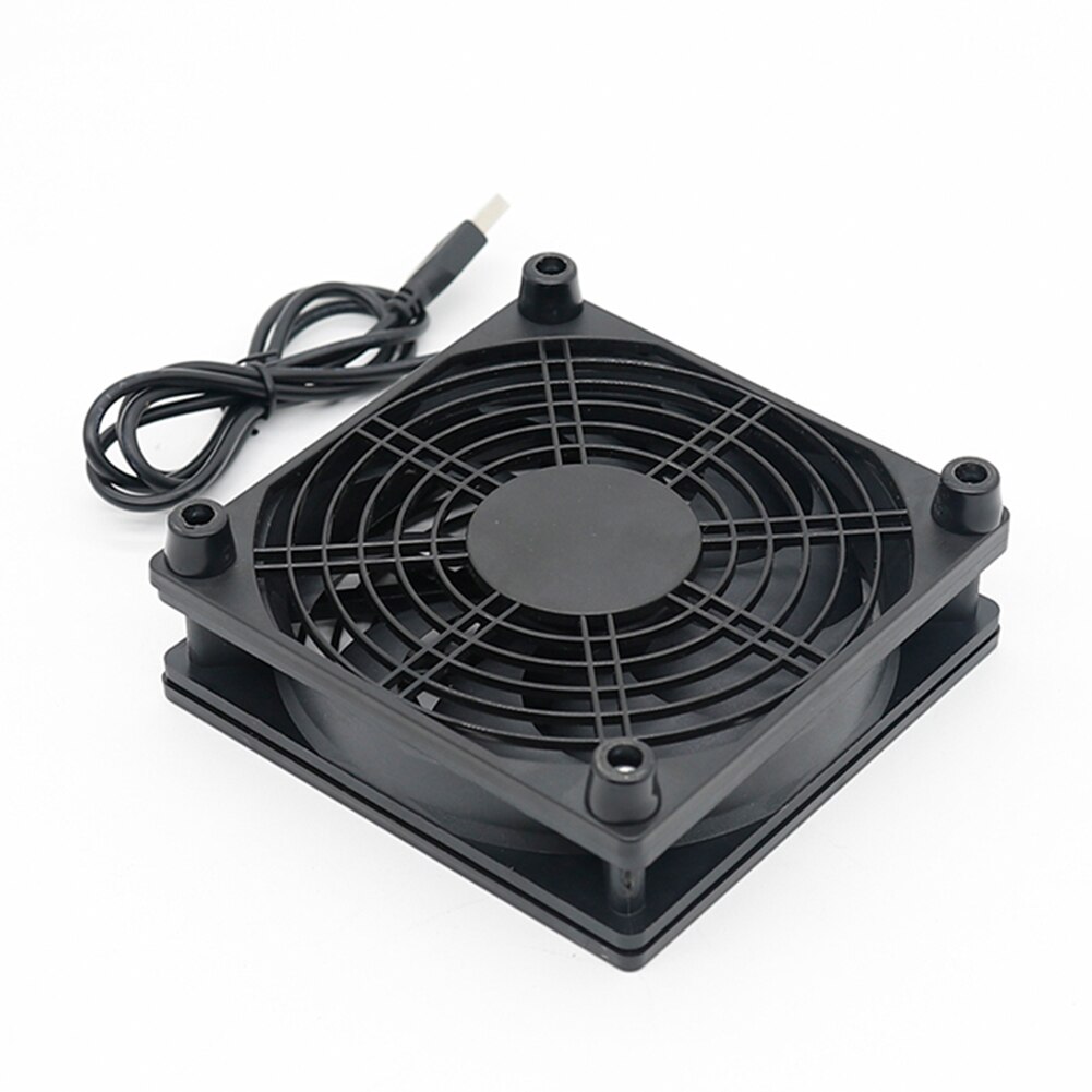 Cooling Fan Big Airflow Universal PC Cooler For Router TV Box Portable 5v DIY 120mm Silent USB Power Electronic Equipment