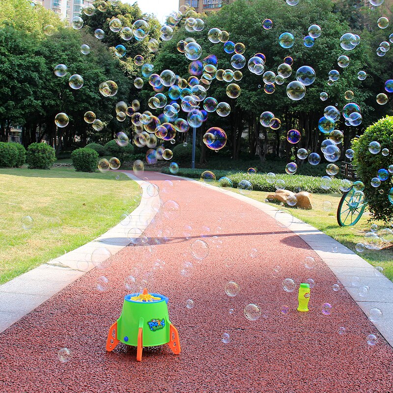 Automatic Bubble Machine Kid Toy Magic Soap Bubble Maker Parent-child Toys Giocattoli Bambini Children Outdoor Toys QMM60PPJ