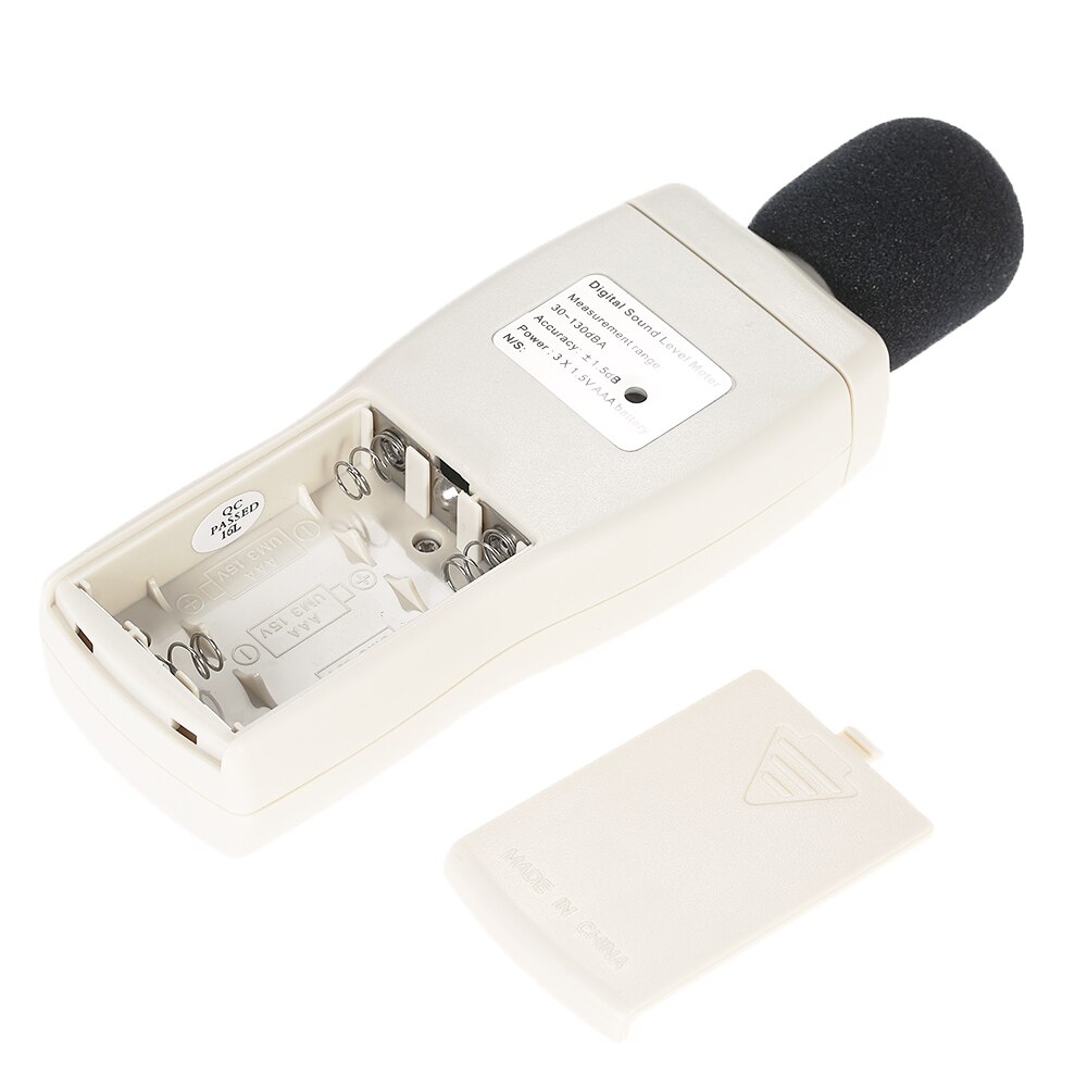 SENSOR Noise Meter Mini Digital Sound Level Meter LCD Display Noise Meter Noise Measuring Instrument Decibel Tester 30-130dBA