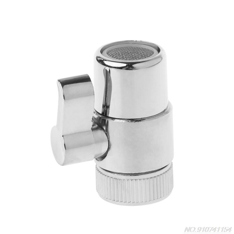 Brass 3-way Diverter Valve Faucet Connector Adapter Three Head Function Switch D17 20