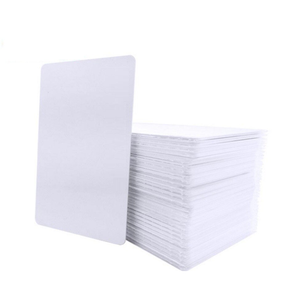 10PCS RFID 125KHz EM Marine EM4200 plain white thin card proximity card