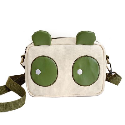 Vrouwelijke Messenger Bag Panda Schoudertas: green