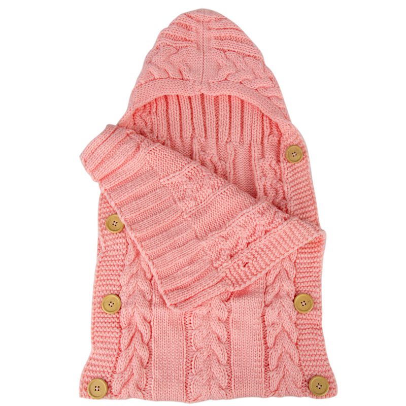 Baby Blanket Baby Solid Kintted Sleeping Blanket Stroller Bedding Winter Warm Babies Accessories Newborn Photography Props