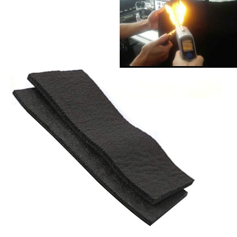 ! 2 Stuks Carbon Fiber Lassen Deken Toorts Schild Sanitair Koellichaam Slakken Fire 3X200X300mm