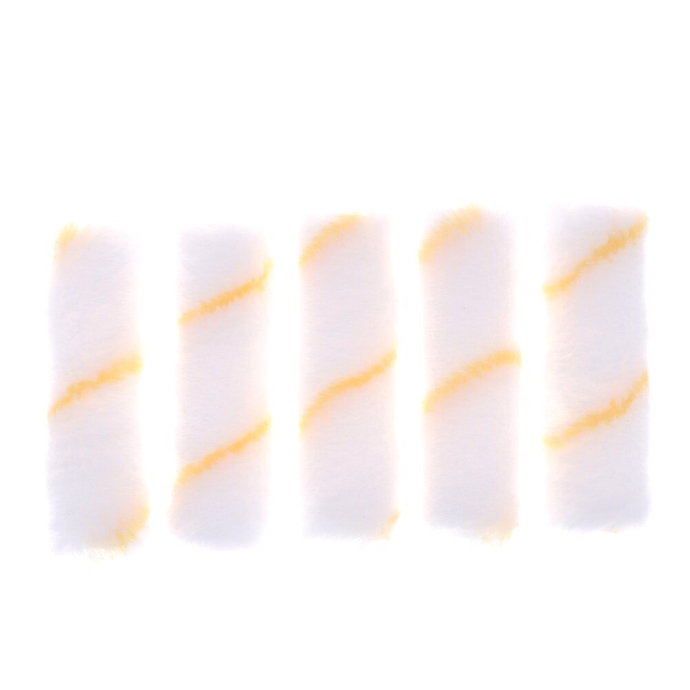 5Pcs 4" Paint Roller Covers Mini Paint Roller Edger Trim Roller Tool Set Household Tools