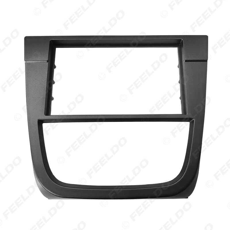 Feeldo Auto 2DIN Radio Fascia Frame Voor Volkswagen Gol G5/Voyage/Saveiro Stereo Dash Panel Plate Frame Installatie mount Kit