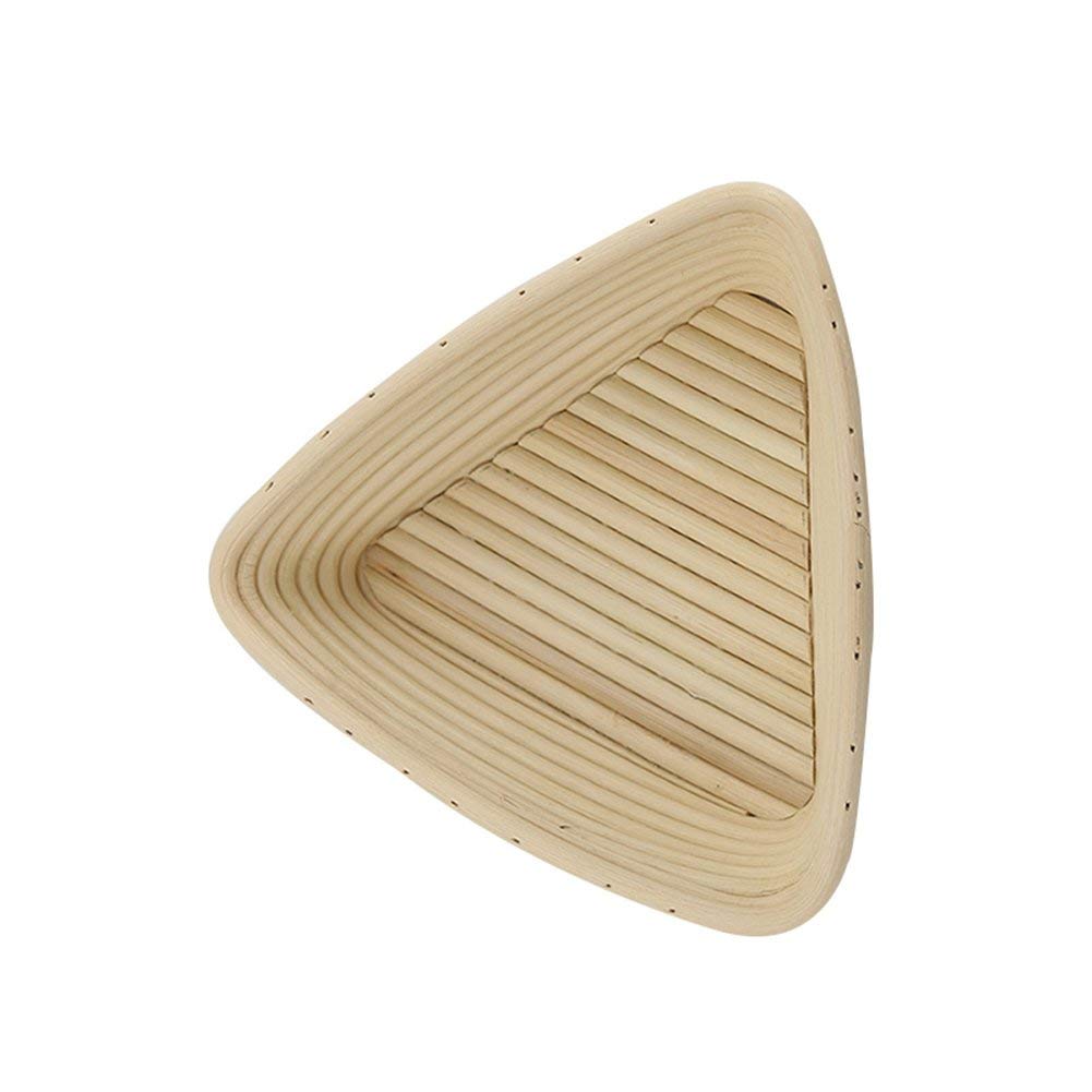Proofing Basket for & Home Bakers Bowl Dough Rattan Basket Country Bread Baguette Fermentation Country Baskets: Triangle 16X16X6cm