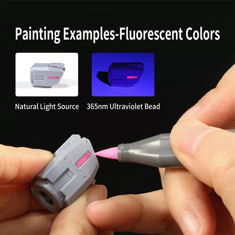DSPIAE Marker mit weichem Kopf auf Wasserbasis, MK/MKM/MKF-Serie, Basis/Metall/fluoreszierender Farbmarkierungsstift, Pinselmodell-Malstift