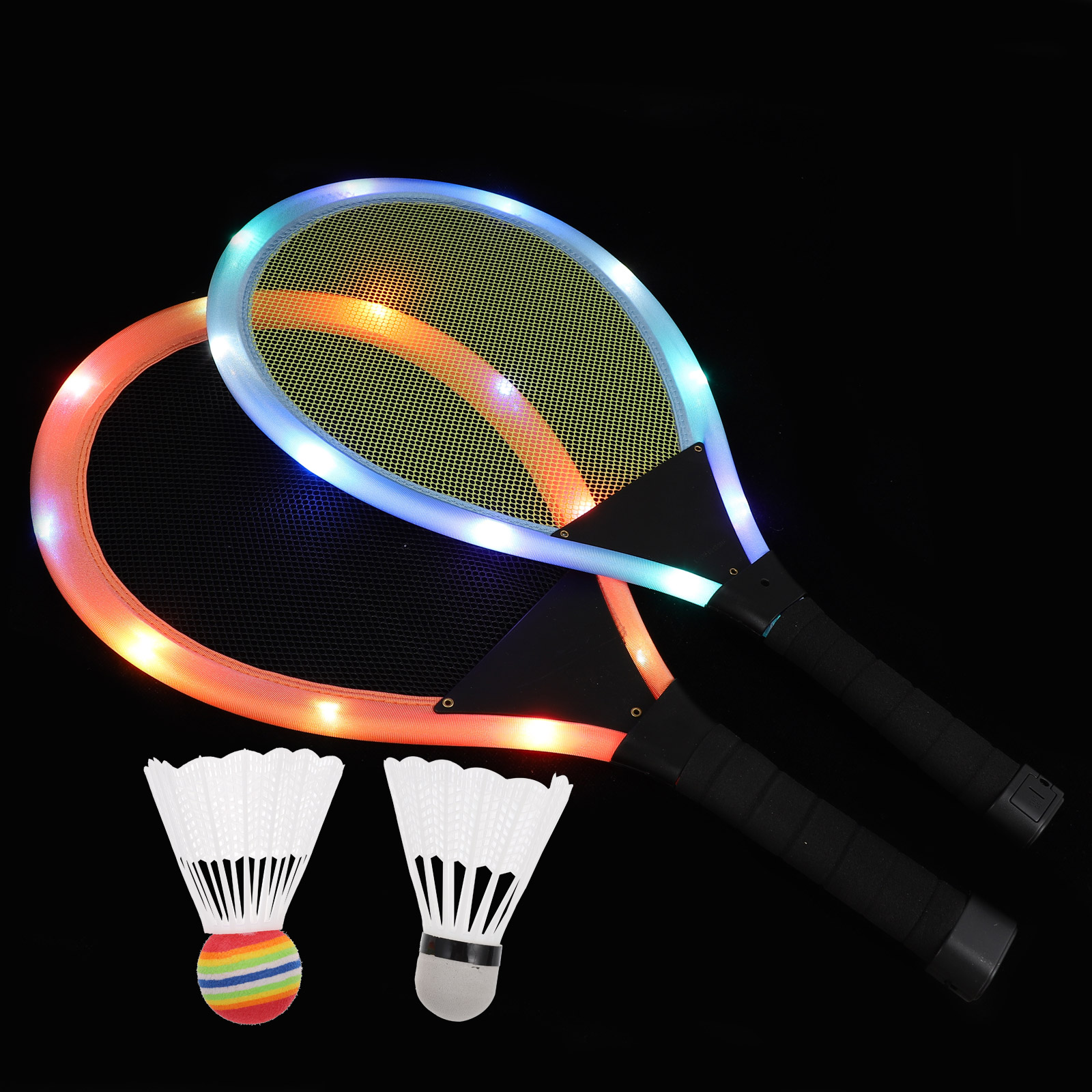 1 ustawić z wnętrz Sporty rakiety badminton trening narzędzia na wolnym powietrzu Sporty zabawki