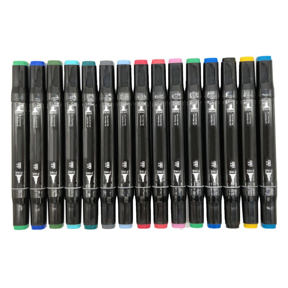 Touch Bool 12/18/24/48 Kleuren Sketch Art Markers Vette Alcohol Gebaseerd Tekening Pen