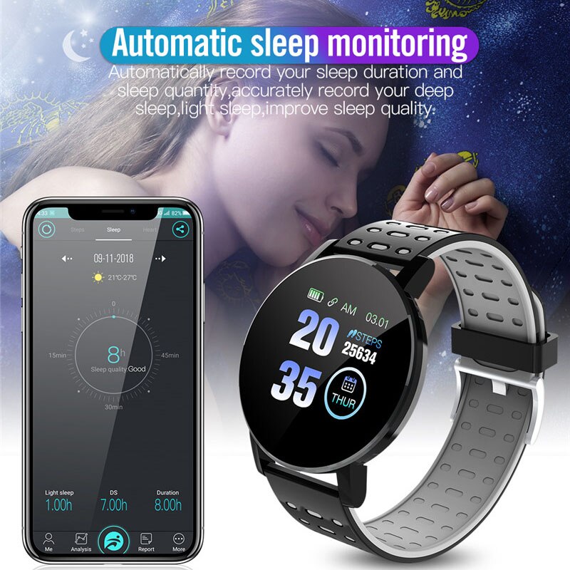 SHAOLIN Clever Armbinde Herz Bewertung Clever Uhr Mann Armbinde Sport Uhren Band Smartwatch Android Mit Wecker