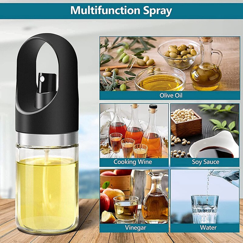 150Ml Cooking Oil Sprayer,Olive Oil Dispenser,Oil Spray Bottle,For Grilling,Salad Making,Cooking,Baking,Frying,Etc