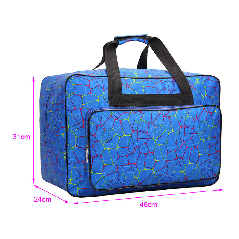 Nylon Travel Storage Bags Large Capacity Portable Tote Multi-functional Sewing Machine Bag Sewing Accessories Organizer: C 46x31x24cm
