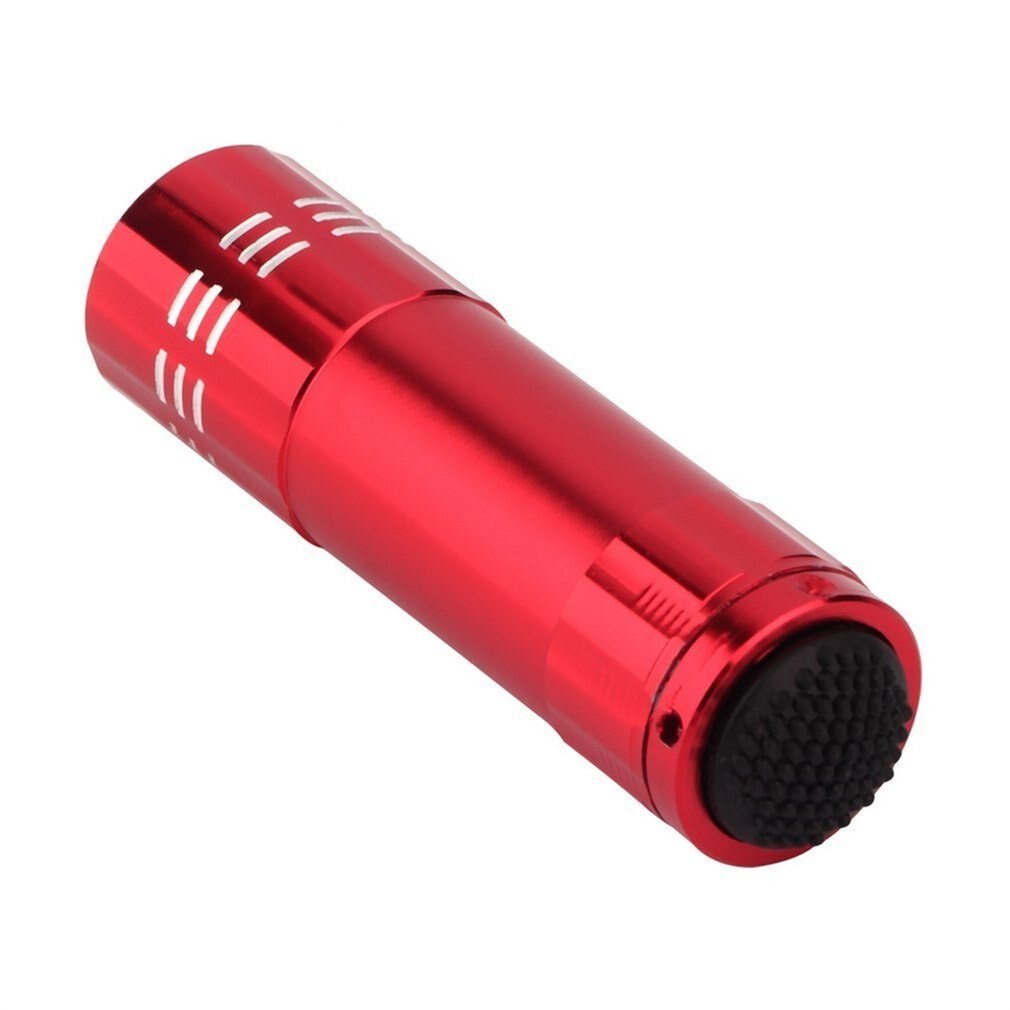 9 led Mini Flashlight white Led Lamp powerful Flash Light Lanterna Protable small pocket torches penlight for hiking camping