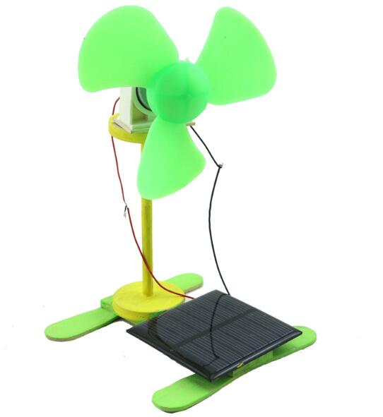 Diy Solar Speelgoed Fan Motor Science Experiment Onderwijs Kit Solar Speelgoed Gemonteerd Speelgoed Model