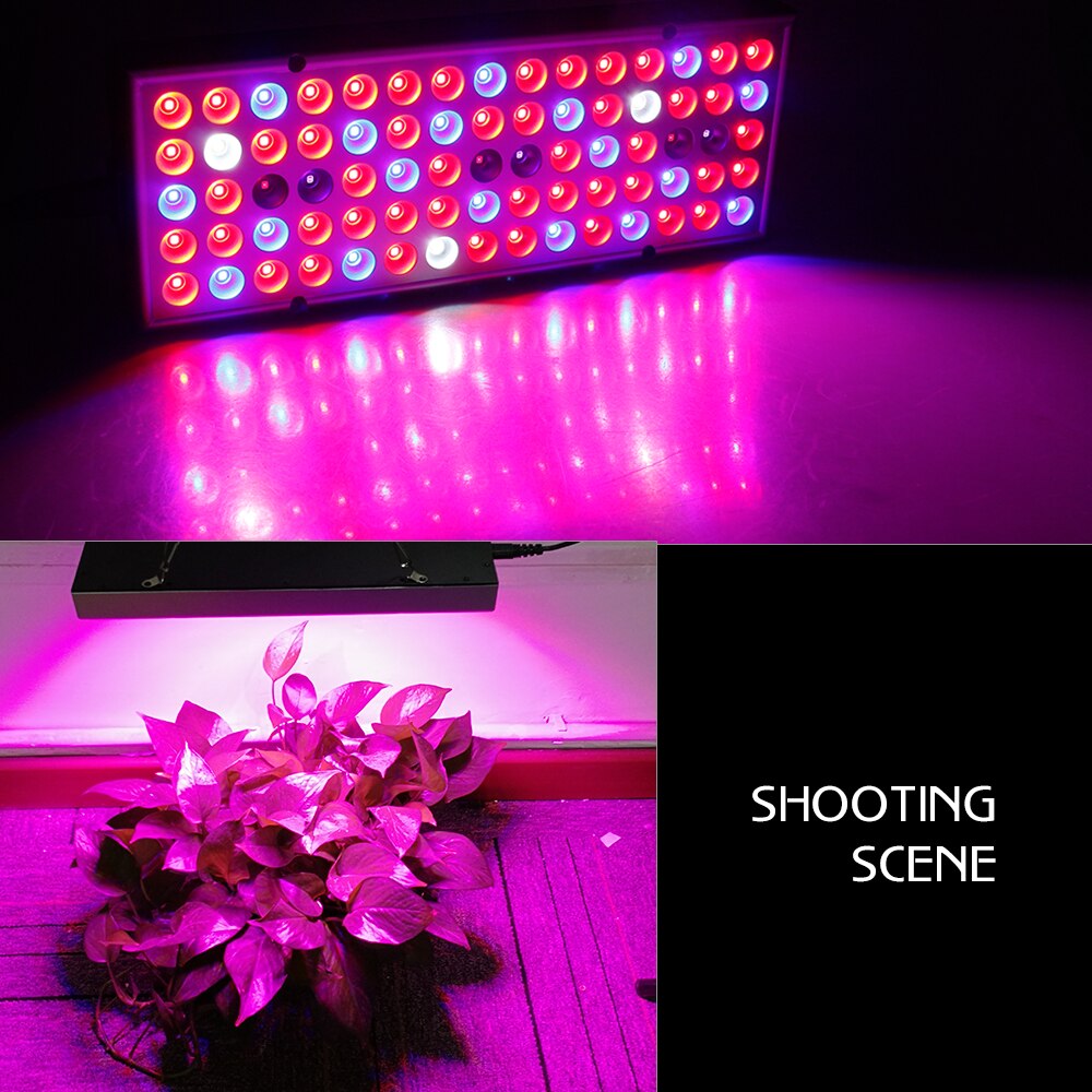 45W lampe de croissance pour plantes Led grandir lumière spectre complet Fitolampy Phyto lampes Kit suspendu pour fleurs d'intérieur semis cultiver tente