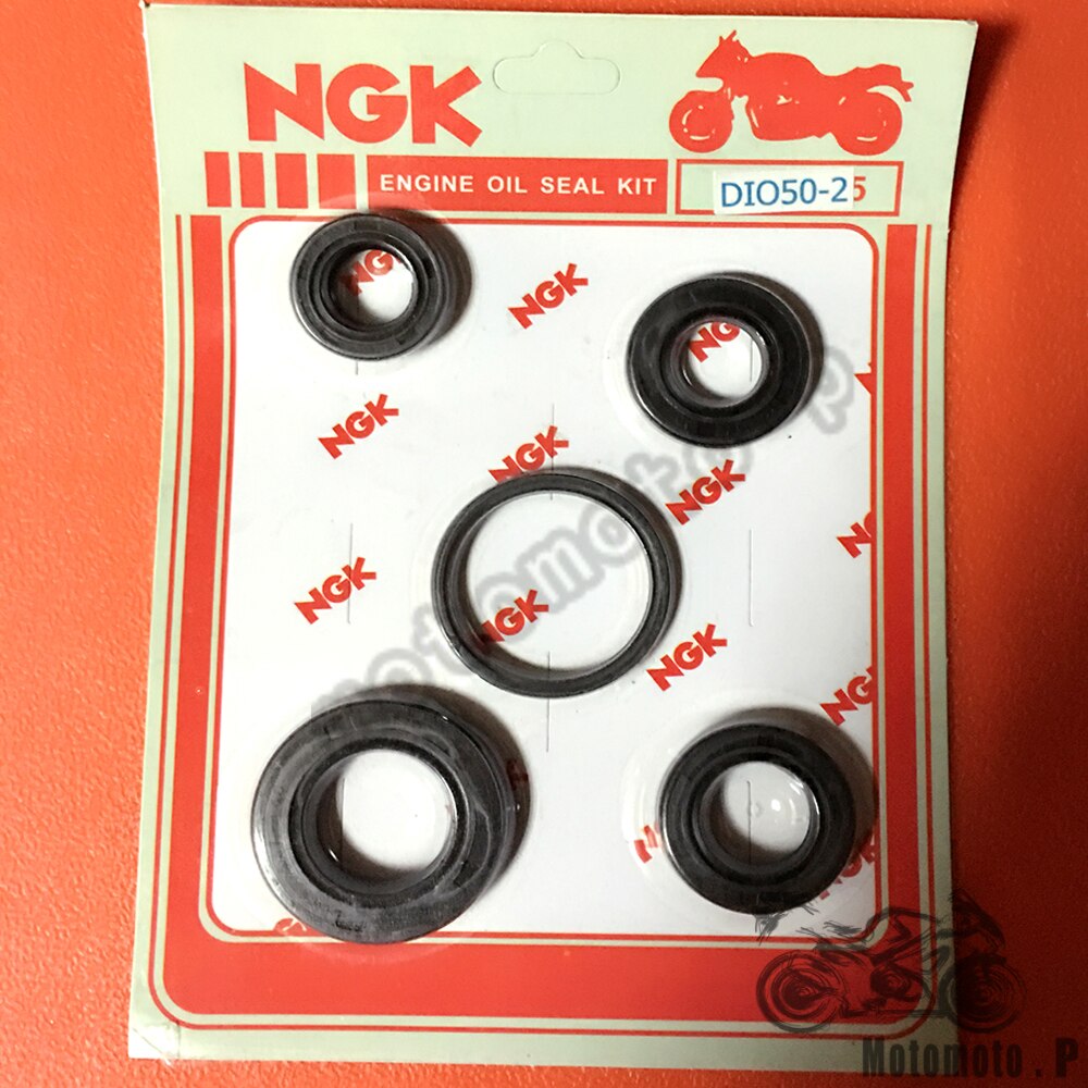 Voor Honda zx 34 35 DIO 18 28 Krukas seal Chinese Motorfiets krukas rubber seal atv DIO 50 Scooter motor olie Seal