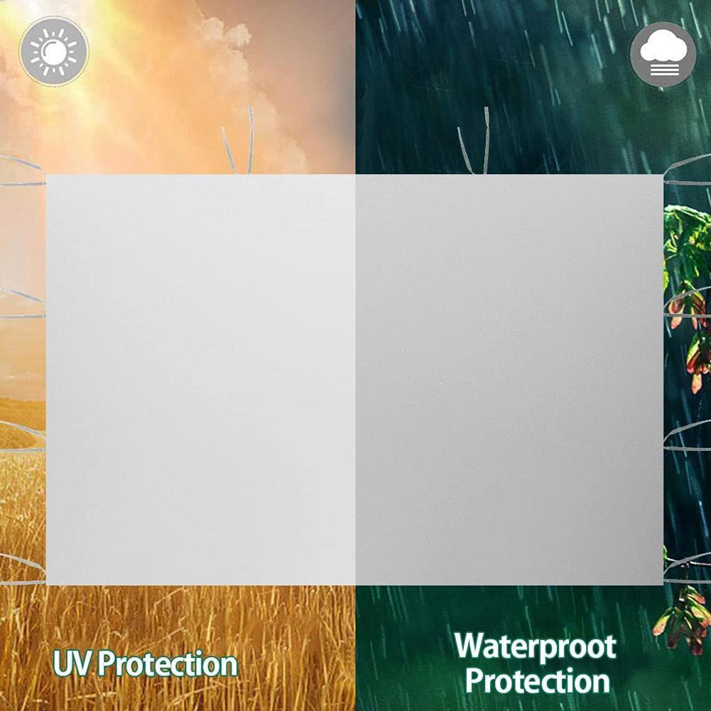 Dosel de tela impermeable para exteriores, tienda de campaña grande y ligera, refugio de lona, hamaca, cubierta de mosca para lluvia, parasol
