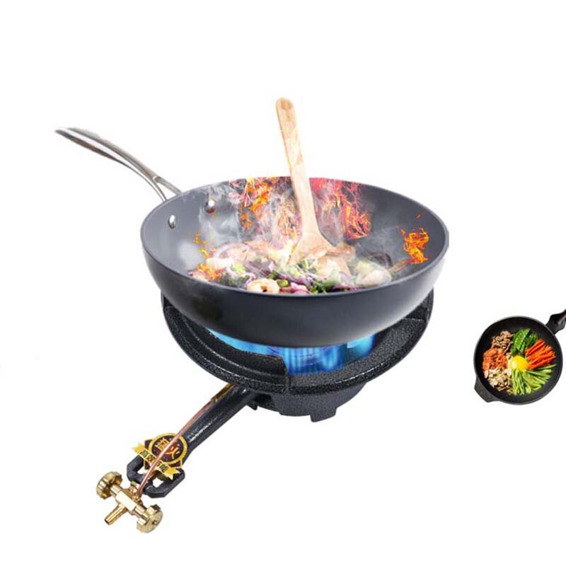 Outdoor Draagbare gasfornuis Commerciële felle brand hotel keuken medium druk oven fornuis snelle koken hoge vlam