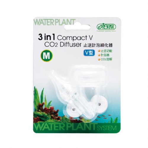 Aquarium 3 in 1 V Vorm Bubble Counter Terugslagklep CO2 System Diffuser Water Plant Aquarium Aquarium Valve Acquario accessoires