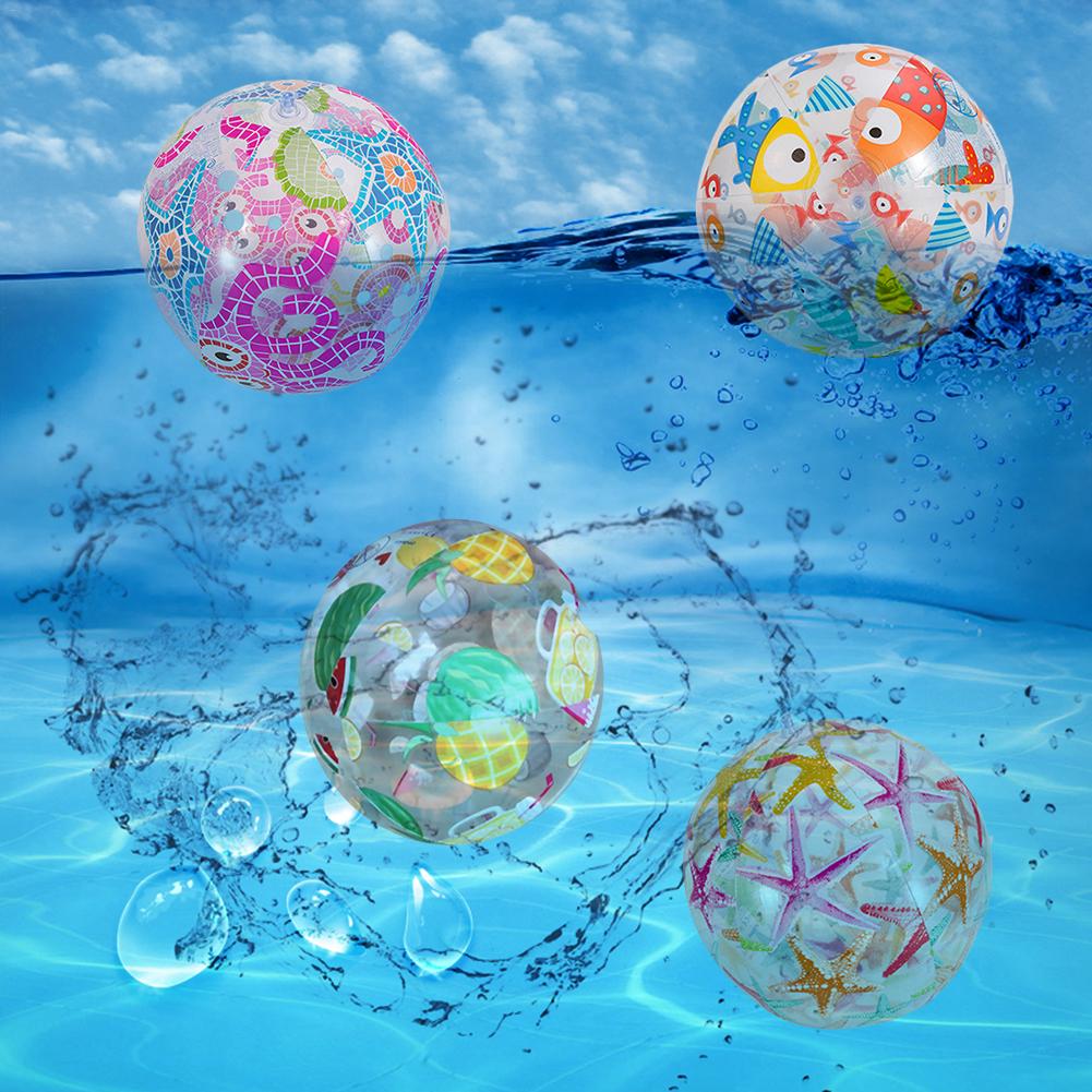 Children Inflatable Water Ball Outdoor Swimming Toy PVC Inflatable Beach Elastic Float Ball