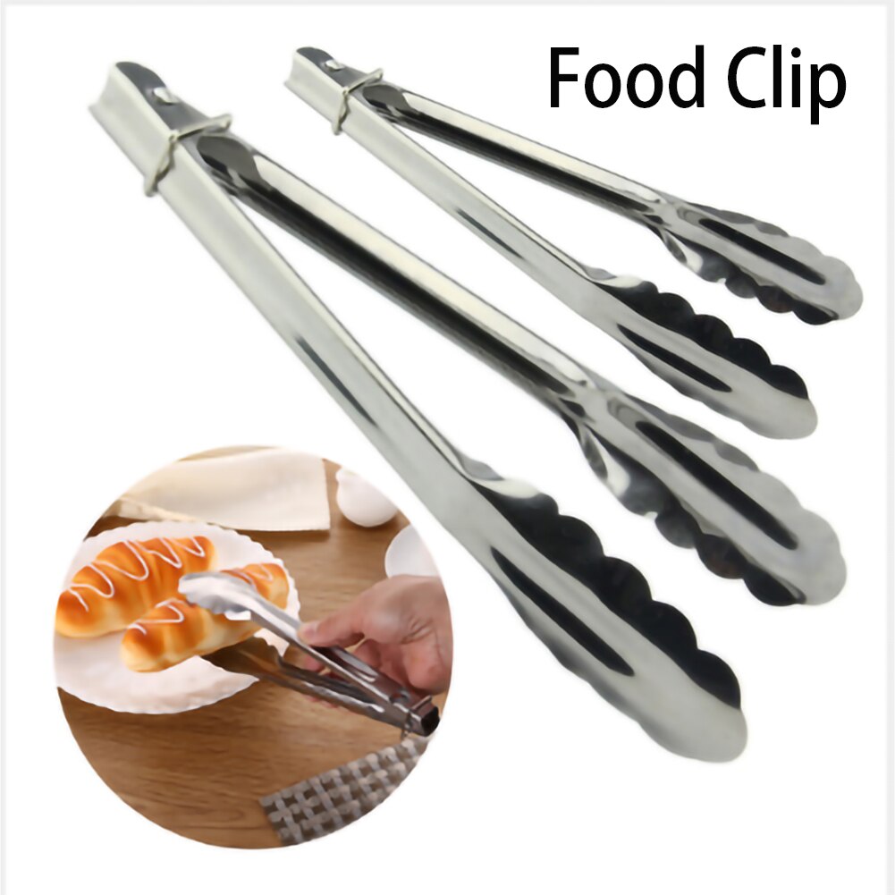 9/12inch BBQ Clip Stainless Steel Salad Bread Buff... – Grandado