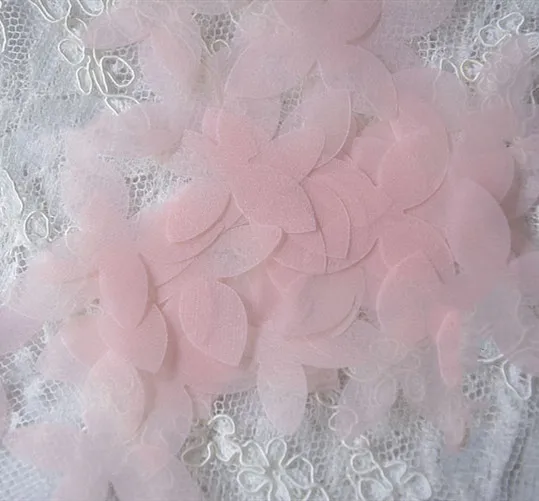 DIY Tule Vlinder Bloem Materiaal, Trouwjurk, Bruids Tiara, Organza Applique Accessoires, Super Fee Zijden Bloem, 100 Stuks: Antiek Messing