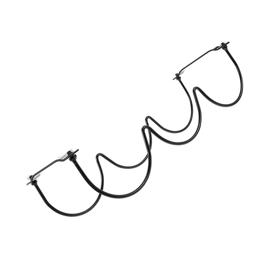 Schwarzer Flaschenregal aus Eisen unter dem Schrank, Ausstellungsregal, Küchenaufbewahrung, Ganizer, gerilltes , praktischer Ständer