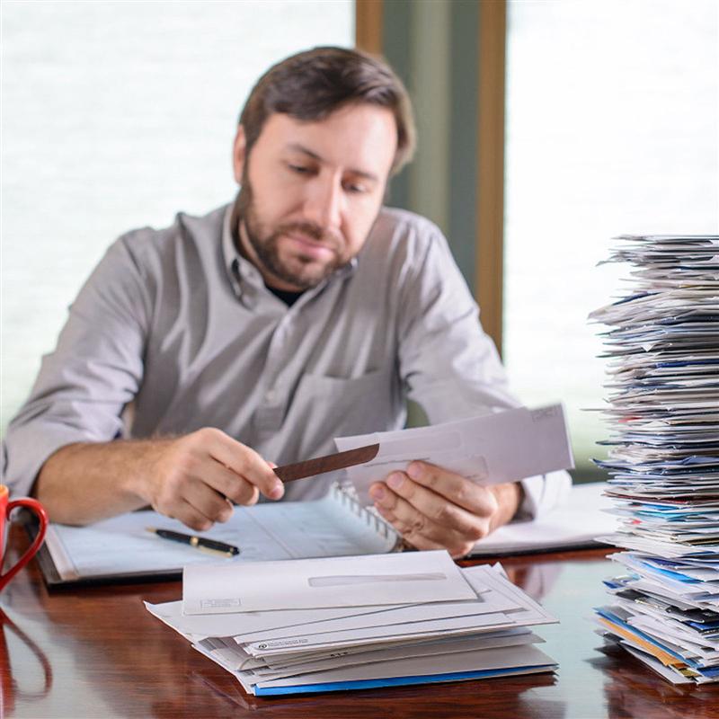 1Pc Wood Envelope Opener Paper Cutter Letter Opener Portable Box Opener