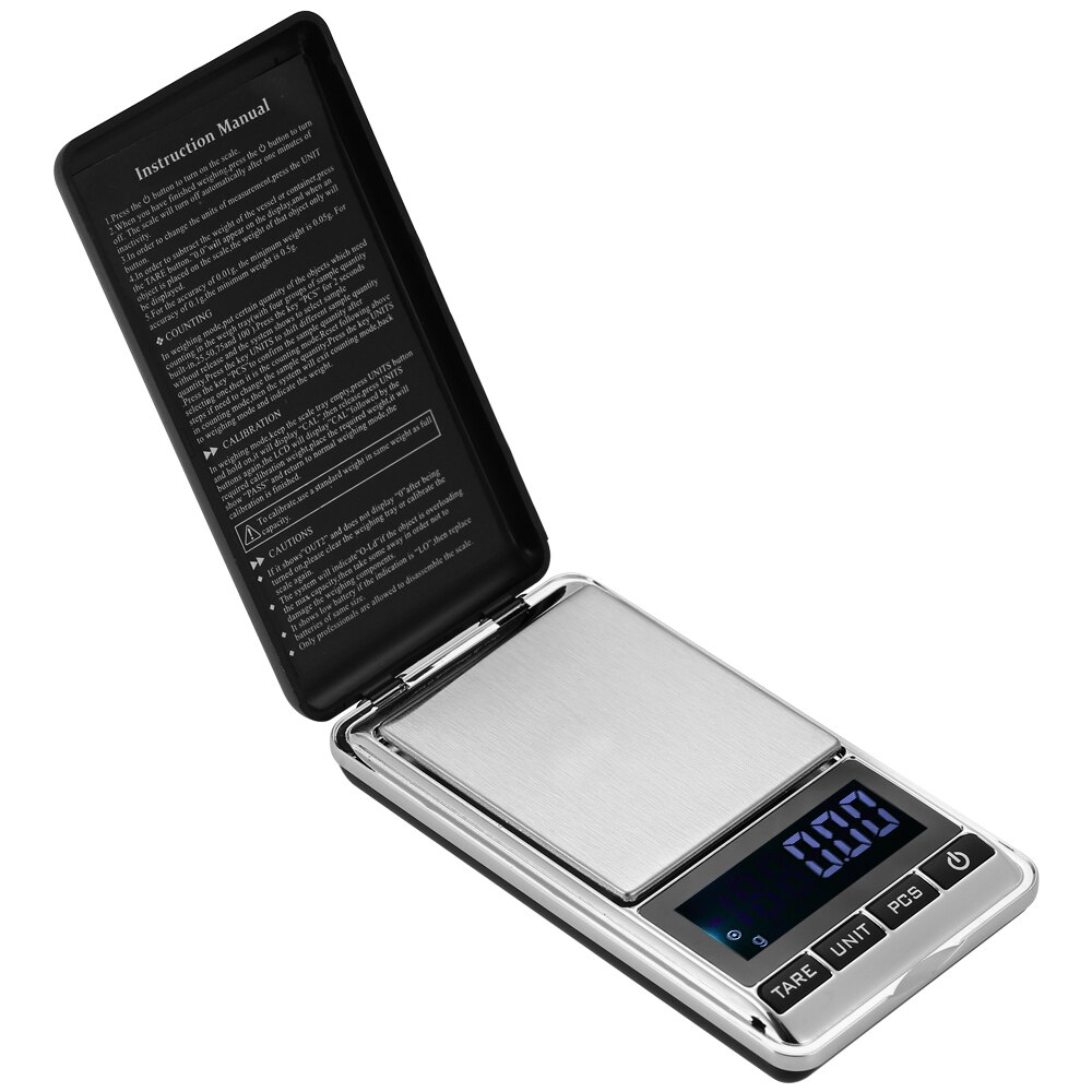 6 Sizes 5 units High Accurate Pocket Scale for Home Jewelry Food Baking Accurate Kitchen Scale Mini Electric Kitchen Scale