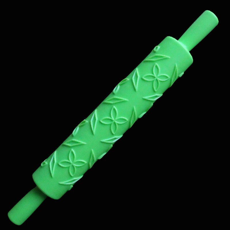 1 st plast präglad kavel socker hantverk dekorera kavel fondant präglad rullform gör det själv köksbakverktyg: 5