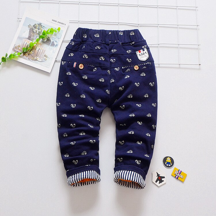 baby spring pants for boy Kids summer pants car Full print children boys pants Child cotton casual trousers longs 5T