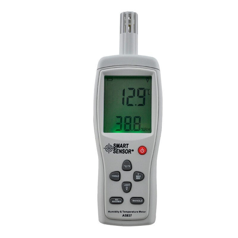 Smart Sensor AS837 Humidity Temperature Meter Digital High Accuracy Hygrometer Humidity Meter Gauge Temperature Tester