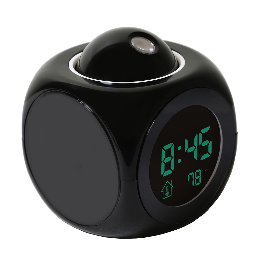 portato Sveglia Della Proiezione posticipare Bambini Sveglia Proiettore Digitale Orologio Sveglia Luce con Rapporto in tempo Funzione di Retroilluminazione