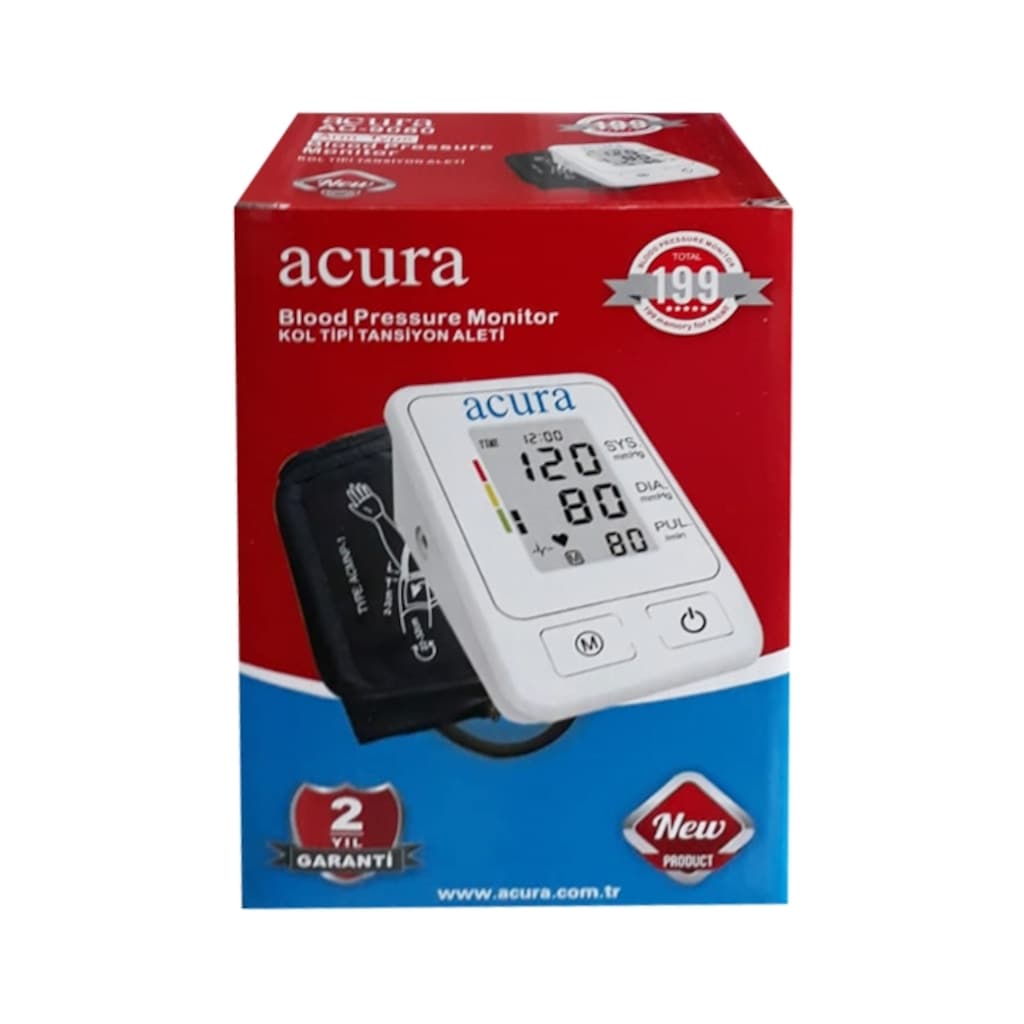 Acura AC-9080 Fully-Automatic Sphygmomanometer 99 Memory