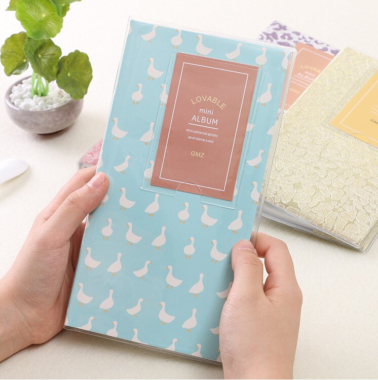 Los Fick – Album Photo avec 84 pochettes, coloré, pour Fuji Instax Mini 7s 8 25 50s: Little duck