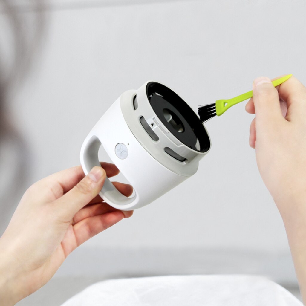 Portable Mini Vacuum Cleaner Office Desk Dust Table Sweeper Desktop Cleaner With Clean Brush Dust Busters Cordless Rechargeable