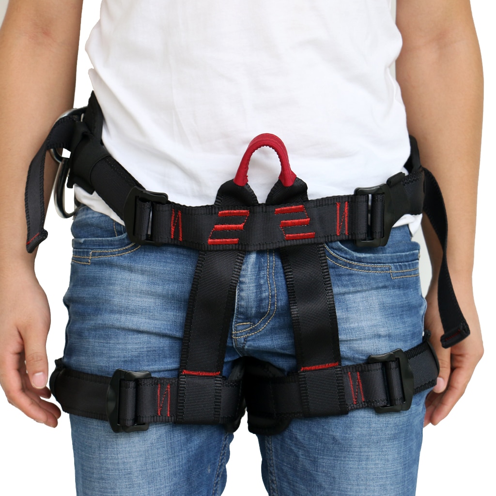 22KN Outdoor Sports Rescue Rock Tree Climbing Sitting Bust Waist Belt Safety Seat Rappelling Gear Equipment for Rock Climbing