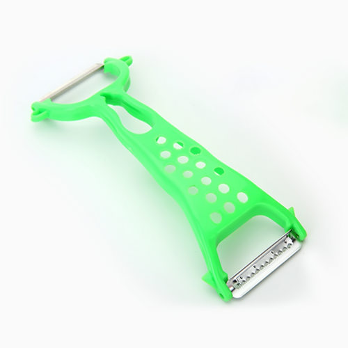 Couteau à éplucher multifonctionnel en acier inoxydable 304, adapté pour éplucher les pommes de terre et les graines de Melon, accessoires de couteaux de cuisine pour fruits: green