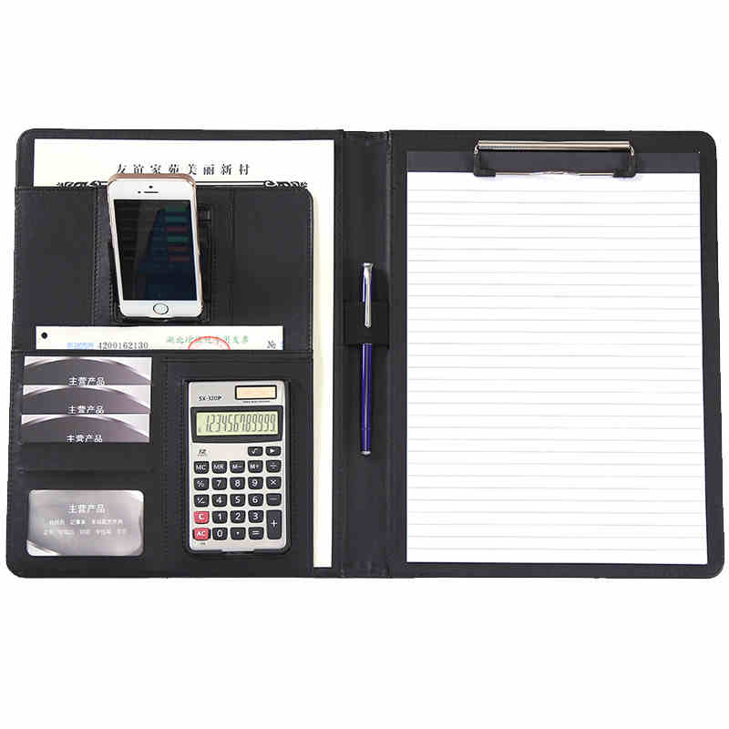 Multifunctional A4 file folder Opening Sheet Writing Splint Stationery Cortex Sales Manager folder Business Folder