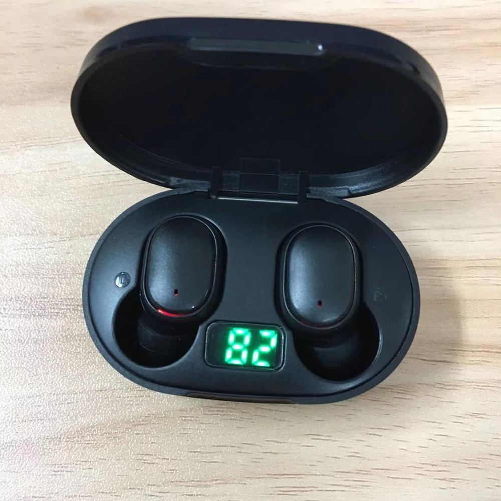 A6 TWS Wireless Bluetooth Earphone Waterproof Sports Stereo Earbud In-Ear Headset With Mic Charging Box For Android Ios