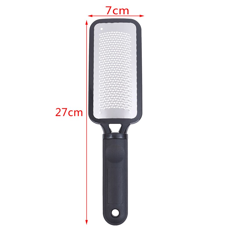 Rallador Microplane para pies talón Rasp Lima pie pedicura removedor duro muerto piel depurador negro pie exfoliante herramientas de manicura
