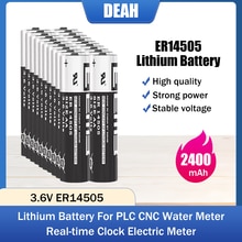 20Pcs 3.6V ER14505 14505 Aa Vervangende Lithium Batterij Voor Plc Cnc Machine Gereedschappen Water Meter Touch Screen Alarm klok Batteria