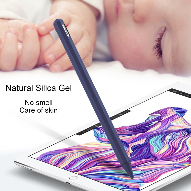 Stylus Pen-funda protectora de Gel de sílice para lápiz Apple 2